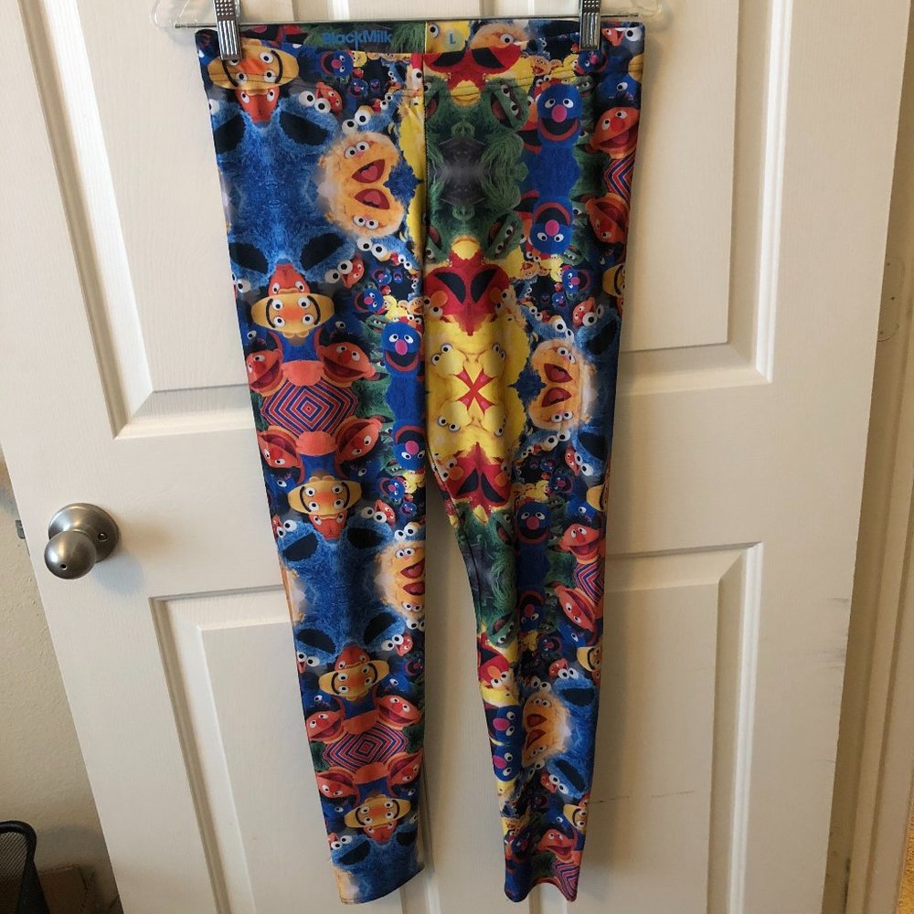 Blackmilk Psychedelic Sesame Street legging
